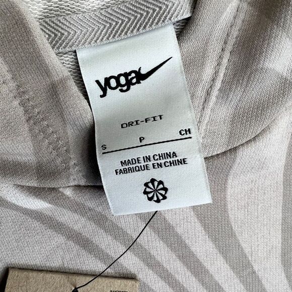 Nike Yoga Dri-fit A.I.R. Robbie Simon Training Hoodie S/S New Men’s Small Tan - Picture 12 of 16